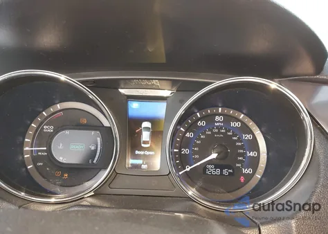 2013 Hyundai Sonata Hybrid Limited from USA, damaged, VIN KMHEC4A48DA098230